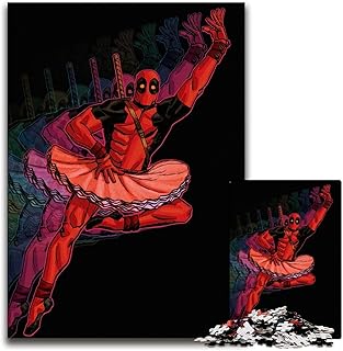 Comprar Rompecabezas de Papel de 1000 Piezas de Deadpool Bailarina para Adultos Juego Interactivo Familiar desafío Mental 1000 Piezas (38x26cm)