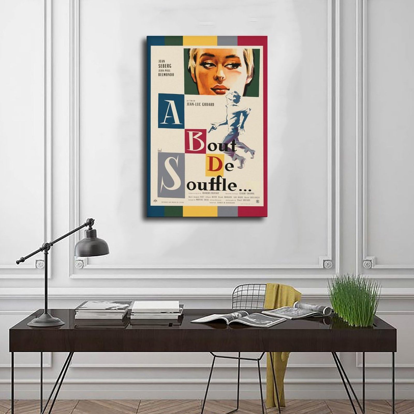 Poster Sur Toile La Boum - Impression Moderne 30x45cm - Décoration Chambre Ou Salon
