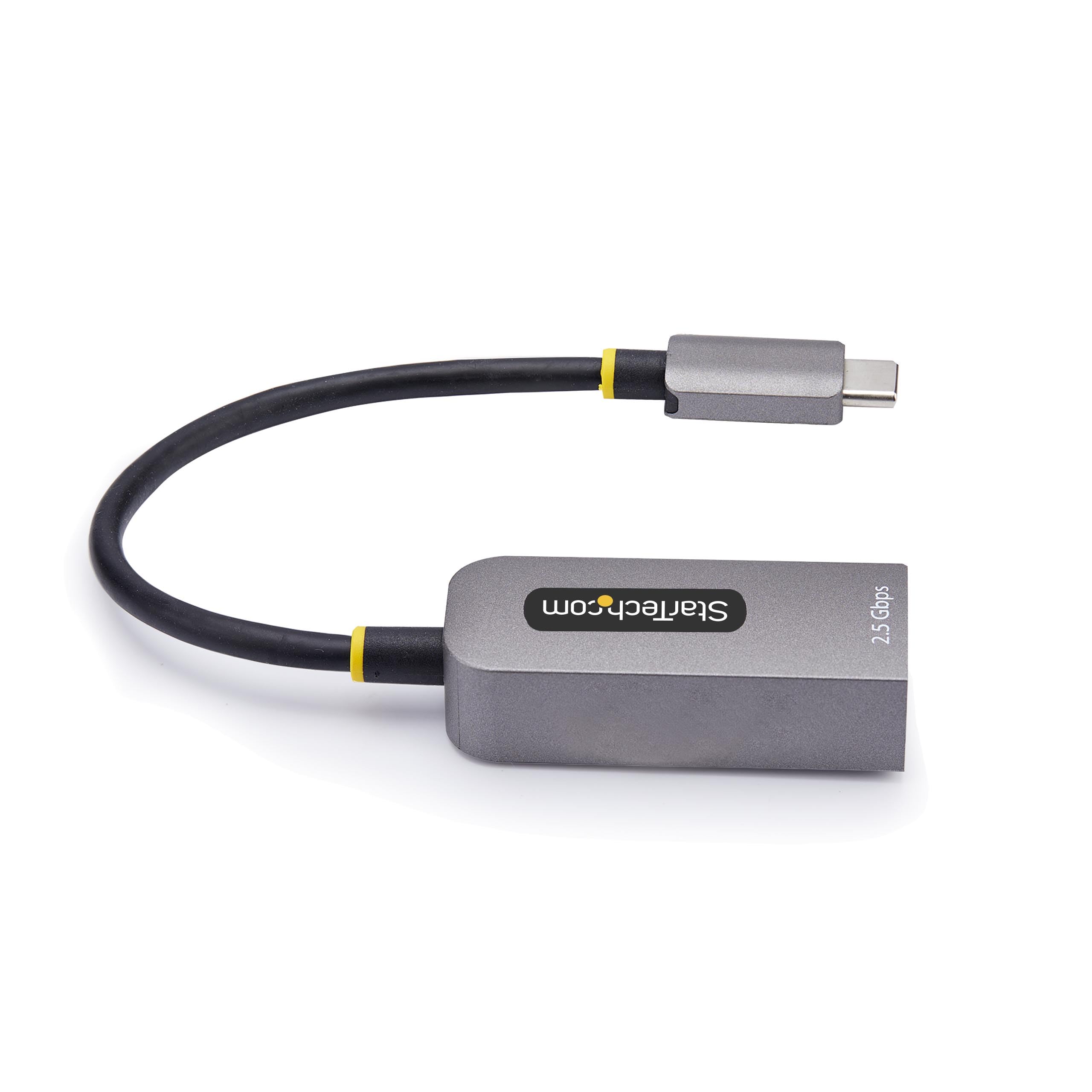 StarTech.com Adattatore Ethernet USB C, Convertitore di Rete/NIC NBASE-T 2.5/1GbE da USB Type-C 3.0 a RJ45; Compatibile TB