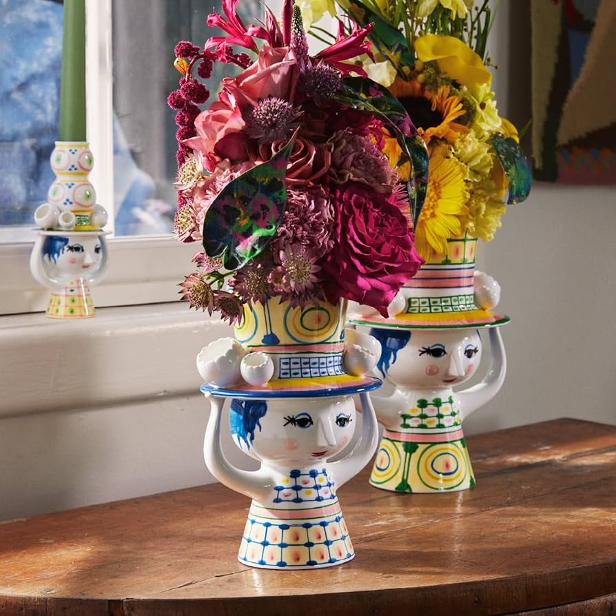 Bjorn Wiinblad ビヨン・ヴィンブラッド Lady with Hat Amazon.co.jp: ビヨン・ヴィンブラッド Bjorn Wiinblad 花瓶 Lady with