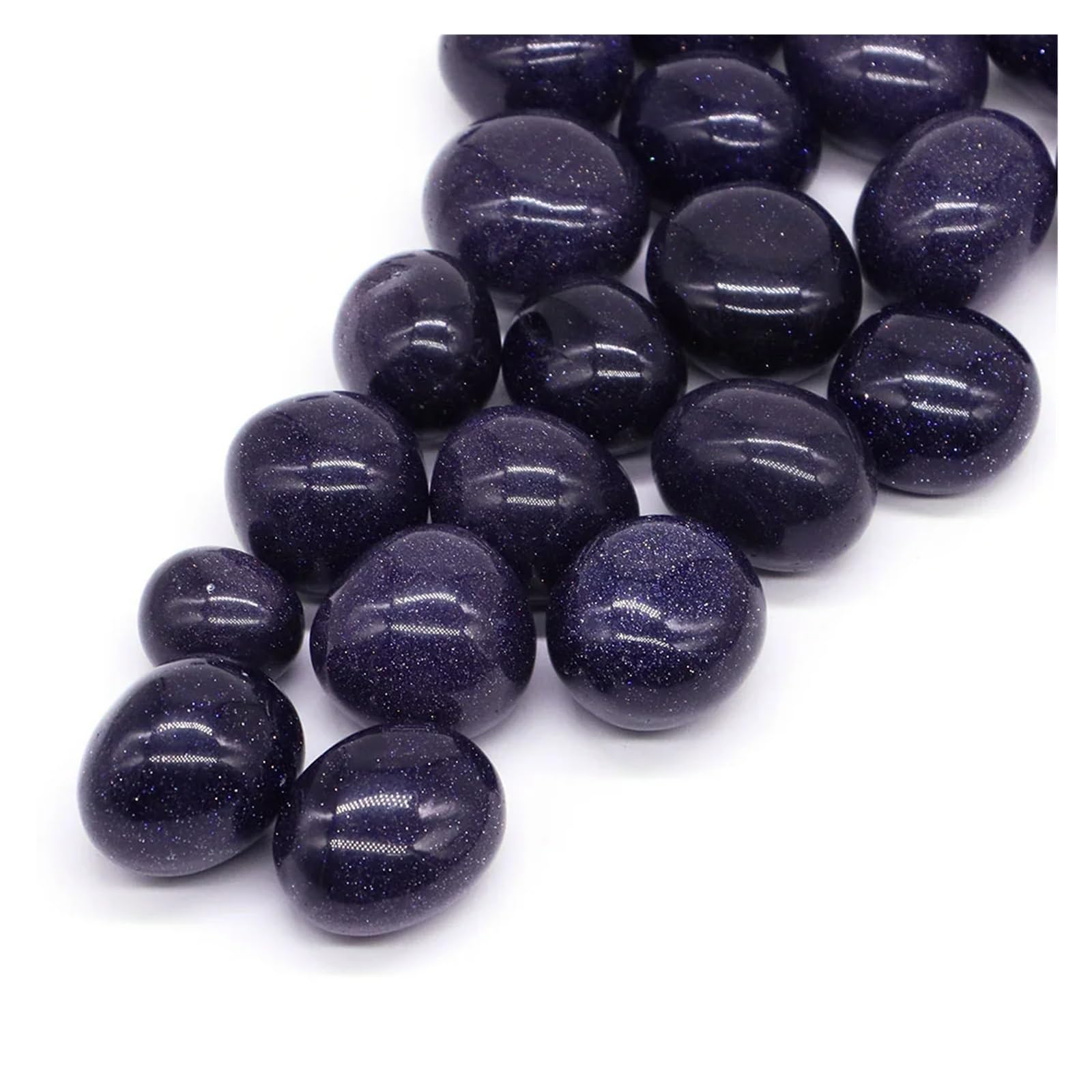 Grava para Acuario Piedras pulidas de Cristal Reiki Arena Dorada, Material a Granel, decoración for acuarios, Piedras Preciosas en Maceta, espécimen jardín(1000g)