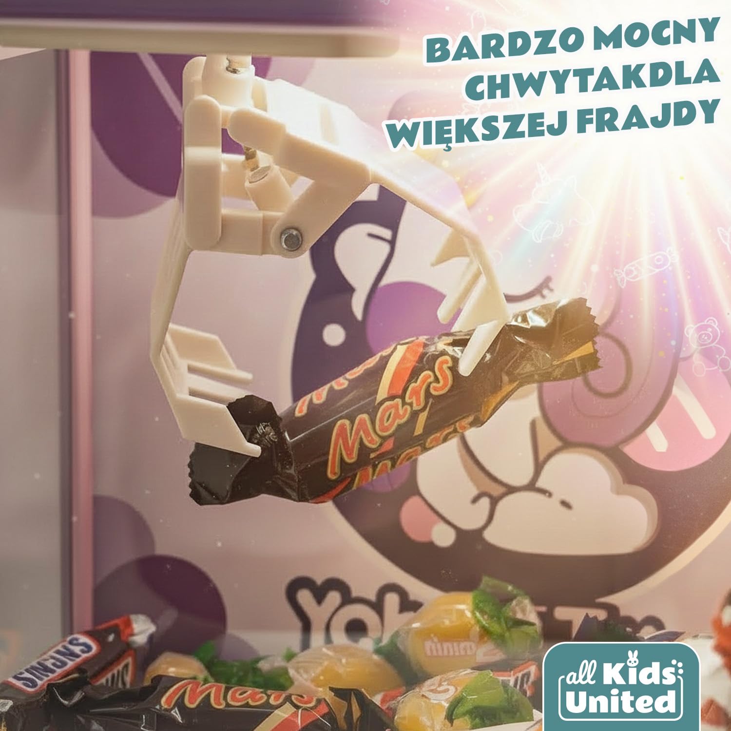 GOODS+GADGETS® Automat z Chwytakiem dla Dzieci - 10 Pluszaków