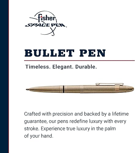 Miniatura 30 de Fisher Space Pen (400-RAW) bolígrafos tipo bala de metal Latón