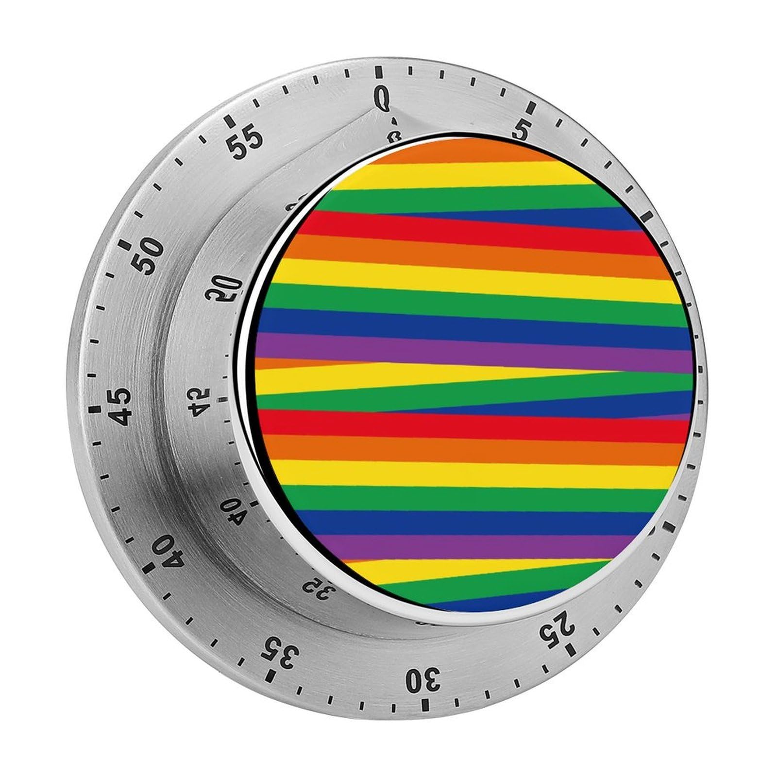 LGBT Rainbow The Gay Mechanical Rotary Timer, Used for Daily Timing
