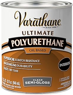 Varathane Oil-Based Ultimate Polyurethane, Quart, Semi-Gloss Finish