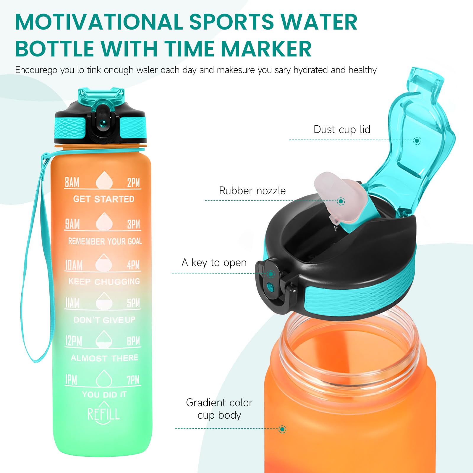 Zefal 166 Water Bottle, 20 oz, Vintage White