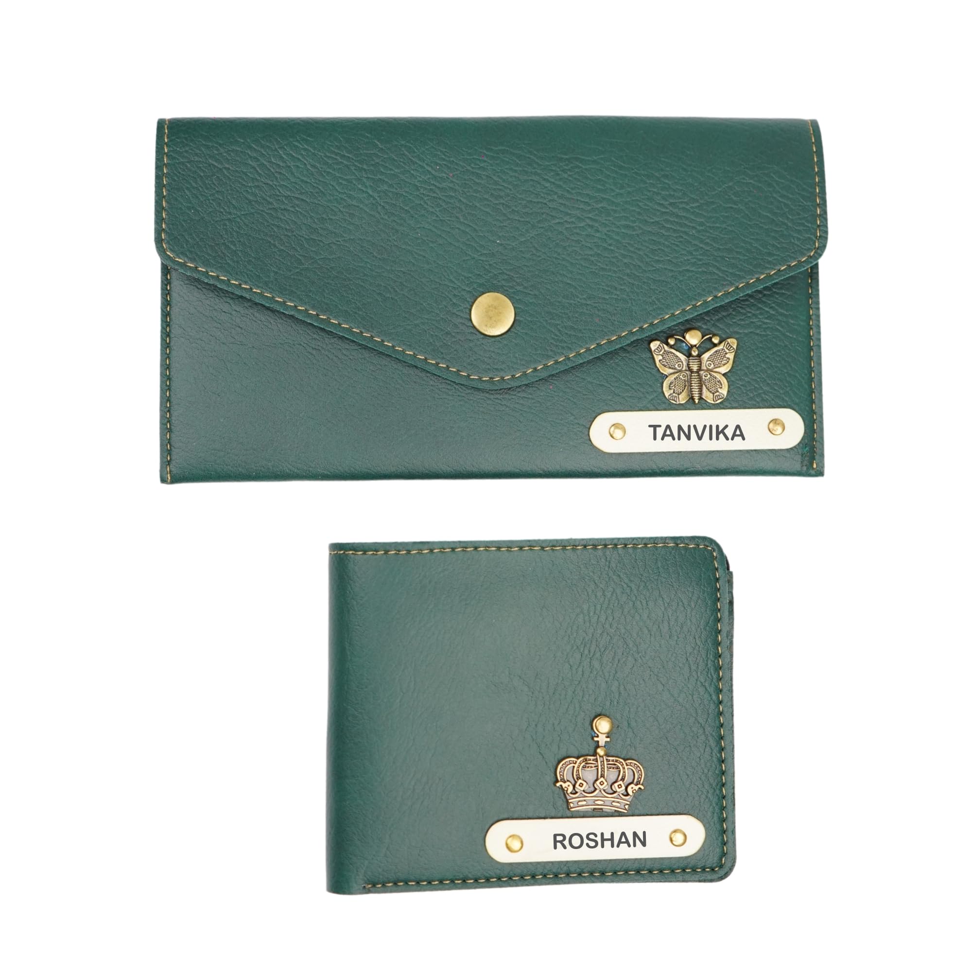 your gift studio Customized Wedding for Couples | Personalized Wallet and Minimal Clutch Gift Set | Customized Gift Set for Men, Women, Husband and Wife-picture-25