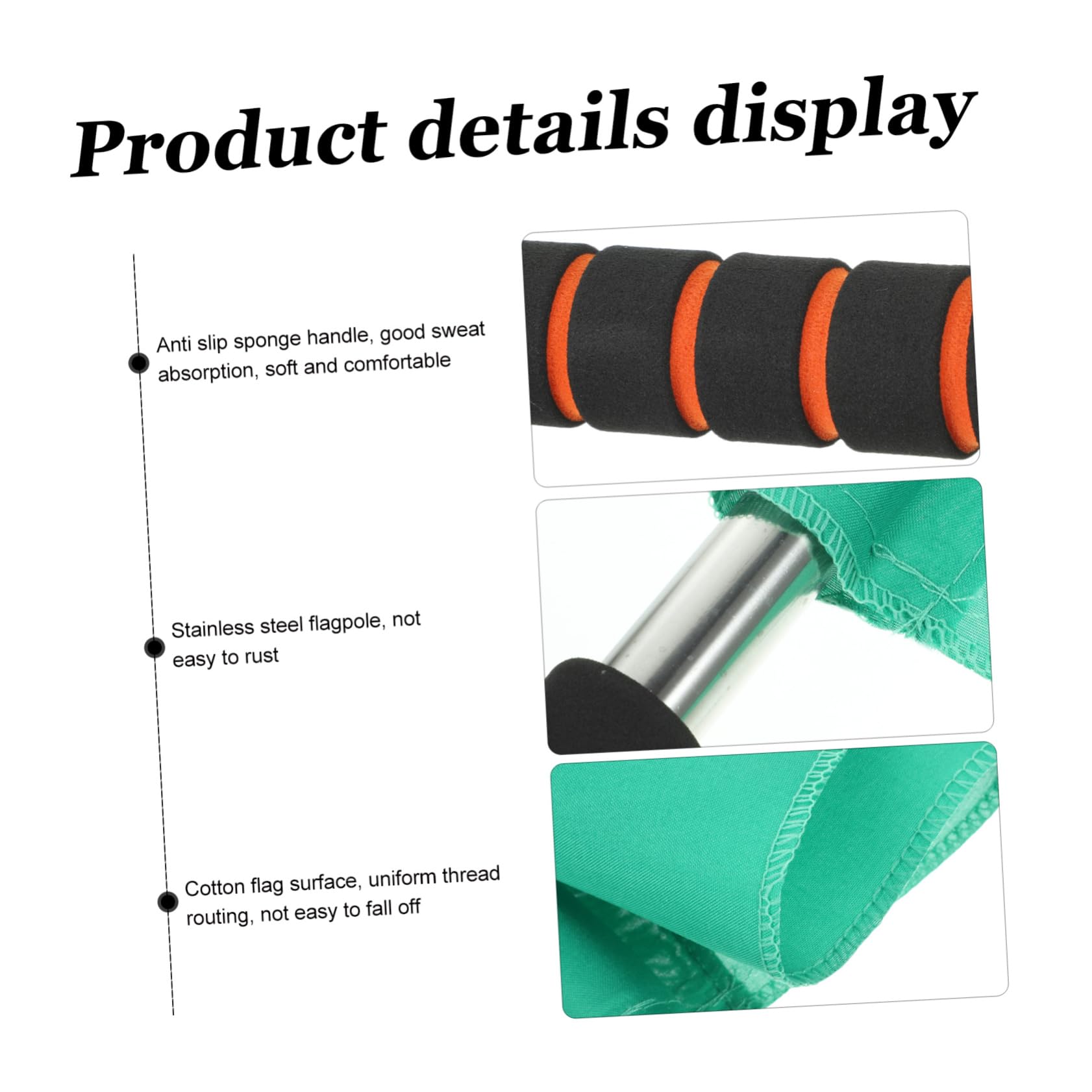 Milisten 3 Pièces Drapeaux Arbitre Pour Événements Scolaires Drapeaux