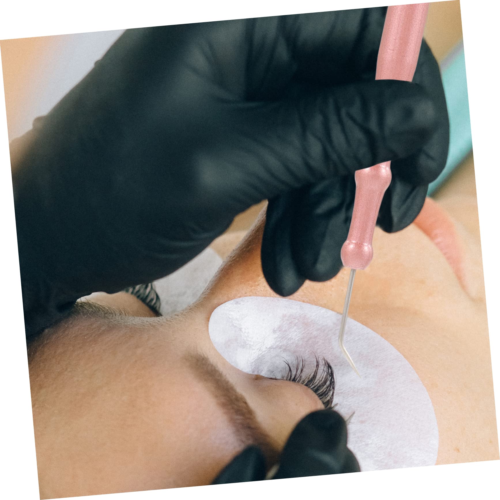 DOITOOL 5piezas Herramienta De Perm Para Pestañas Con Peine Separador y Mango Ergonómico Kit De Elevación De Pestañas Para Uso Profesional y Personal