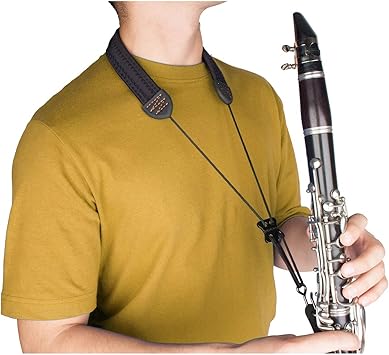 Pro-Tec Clarinet Neck Strap, 22 Length Model NCS2,Black,Regular