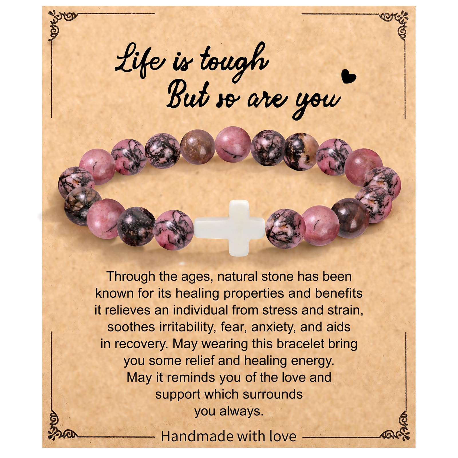 Valentines-Day Christian Gifts for Women, Religious Cross Bracelet Gifts for Women/Daughter/Friend/Sister/Grandma/Granddaughter/Godmother/Her,