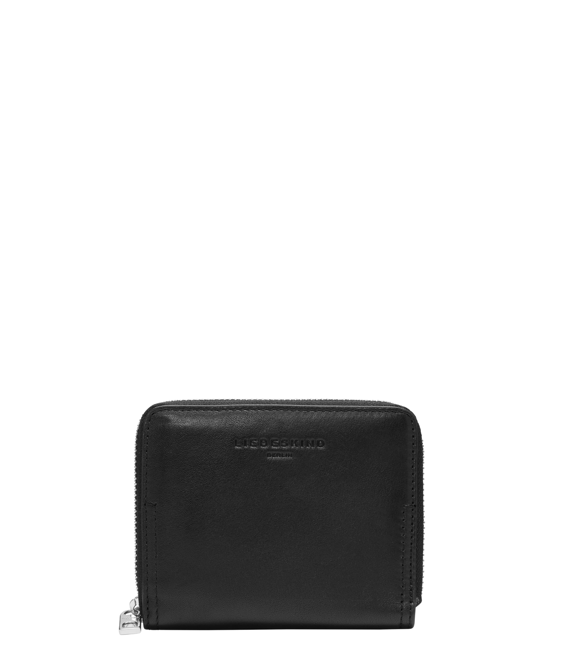 Liebeskind Berlin Women's Conny Large Leather Purse, Lots of Space, Many Compartments & Coin Compartment, Leather Wallet, Women's Purse Large with RFID Protection, Black 5, M (HxBxT 10cm x 12.5cm x