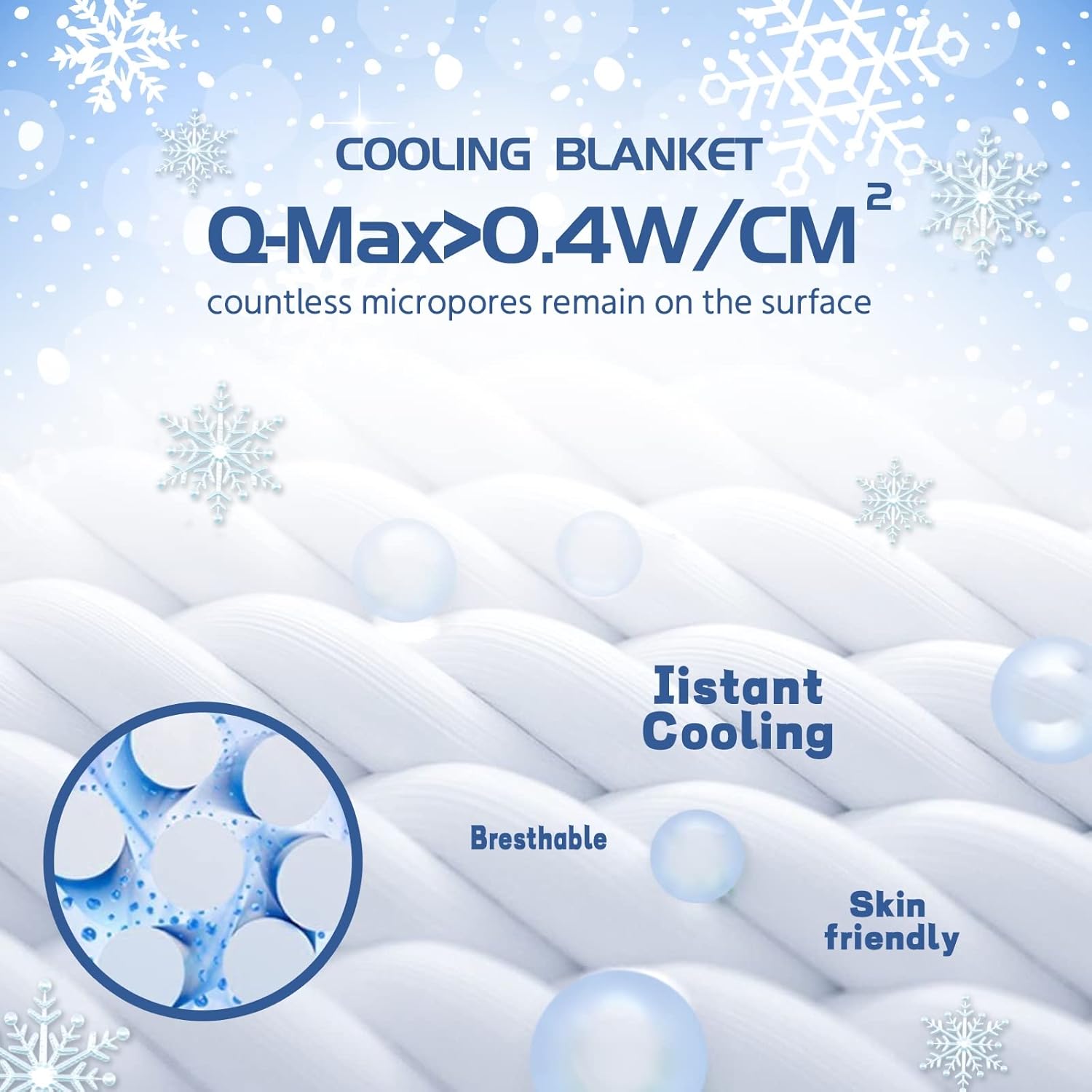 Cooling Blanket for Hot Sleepers,Glow in The Dark Blanket Unicorns Gifts for Girls,Girls Toys for 1-10 Year Old Girl Gifts,Q-Max>0.4 Arc-Chill Cooling Fiber,Soft Blankets for Boy Girl,50x60In - Image 2