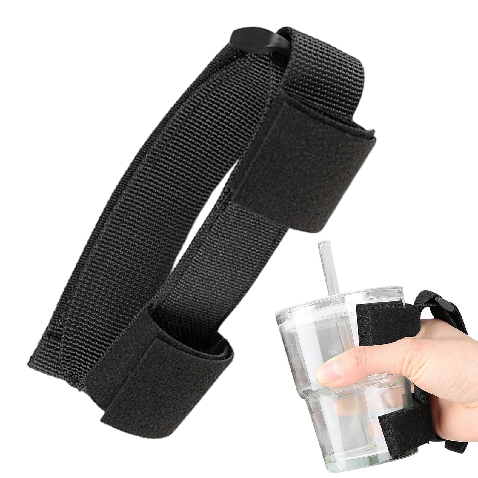 Sangle de Main pour Porte-Ustensiles | Aide à la Prise des Couverts | Sangle de Préhension pour Cuillère et Fourchette pour l'Aide à l'Alimentation des Personnes Handicapées - pour les