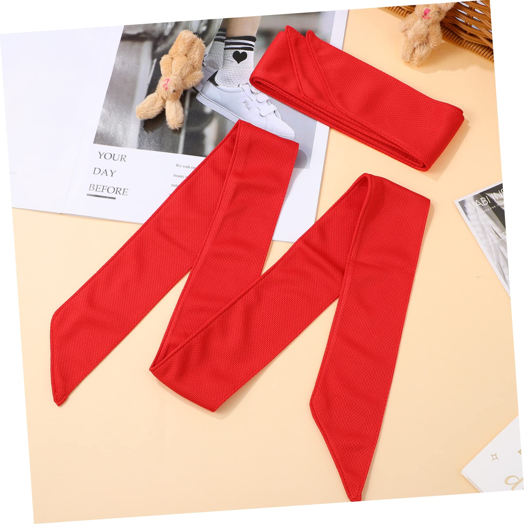 Toddmomy 4 Stück Schal-Stirnbänder Für Männer Herren-Krawatten Damen-Stirnbänder Krawatten-Stirnband Für Kinder Schweißbänder Stirnbänder Für Männer Schweißbänder Absorbieren