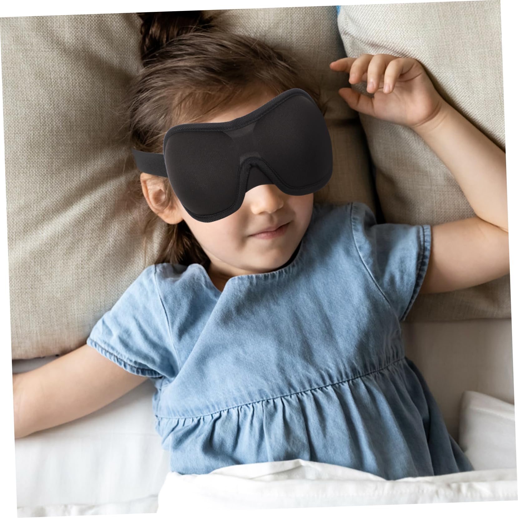 minkissy 3 Juegos De Antifaces Para Dormir Cómodos Antifaces Para Estudiantes Y Viajeros (2 Unidades)
