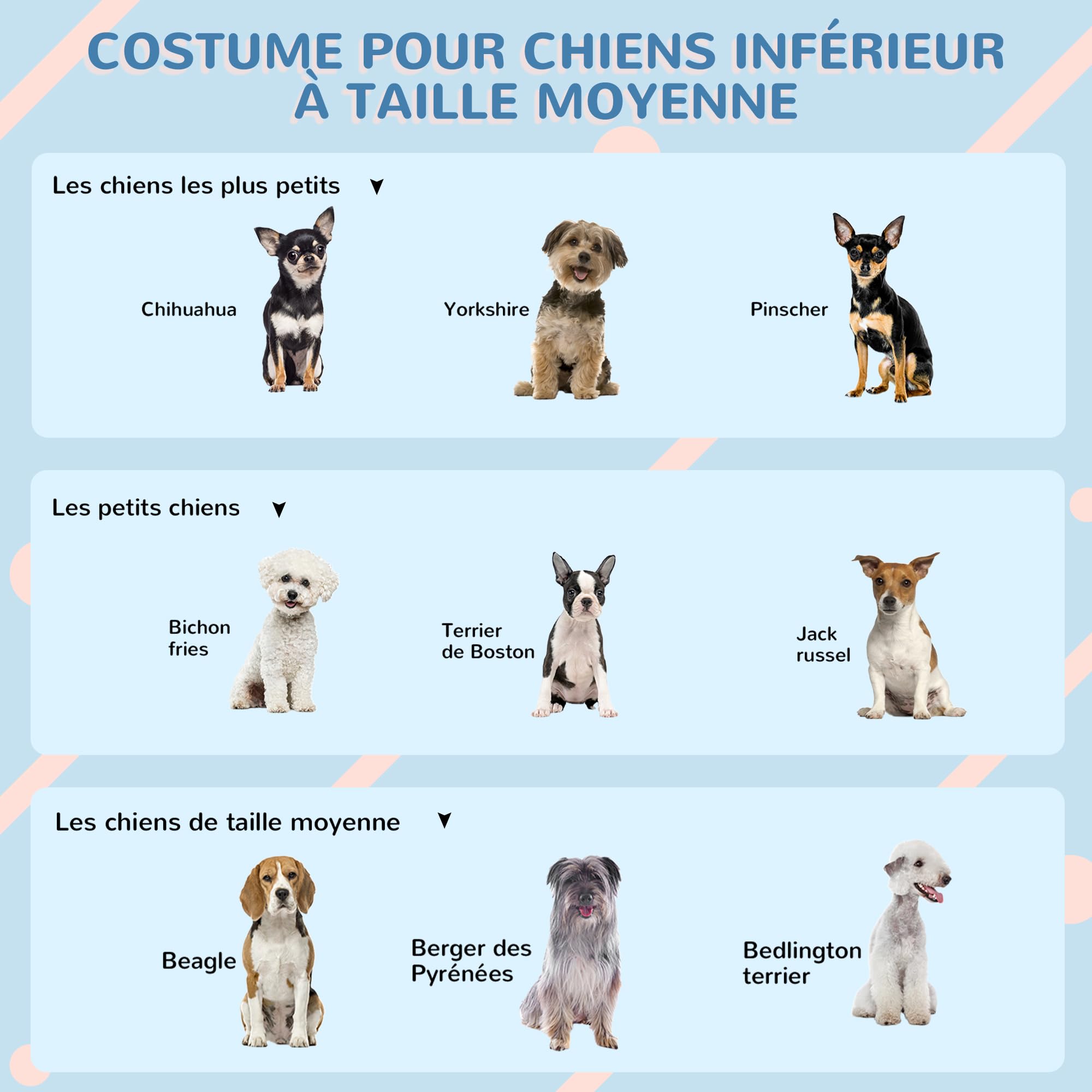 PawHut Niche d'extérieur en PP Blanc pour Chiens de Petite et Moyenne Taille - 65 x 75.7 x 63 cm