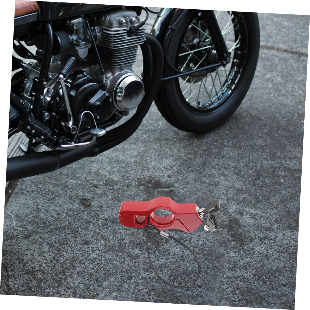 Antivol de Guidon de Moto, Lot de 2, Alliage, Sécurité