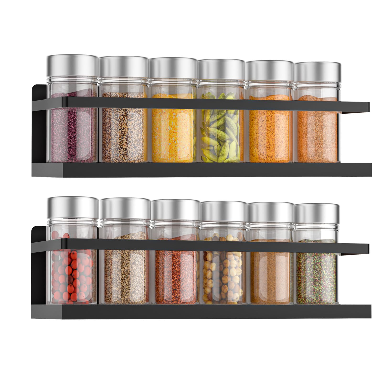 Snapklik.com : VANPET Magnetic Spice Rack For Refrigerator, Magnetic