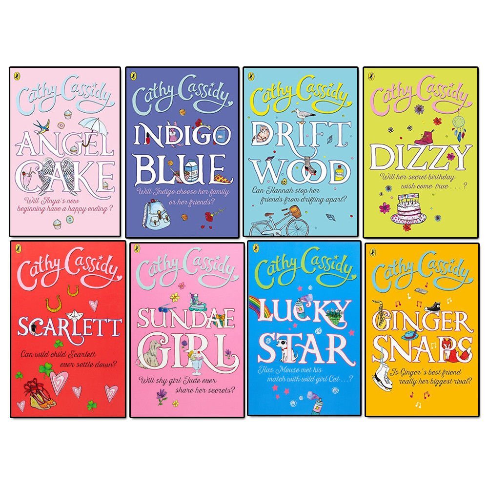 Cathy Cassidy Pack, 8 books, RRP £55.92 (Angel Cake; Dizzy; Driftwood; Ginger Snaps; Indigo Blue; Lucky Star; Scarlett; Sundae Girl). Paperback