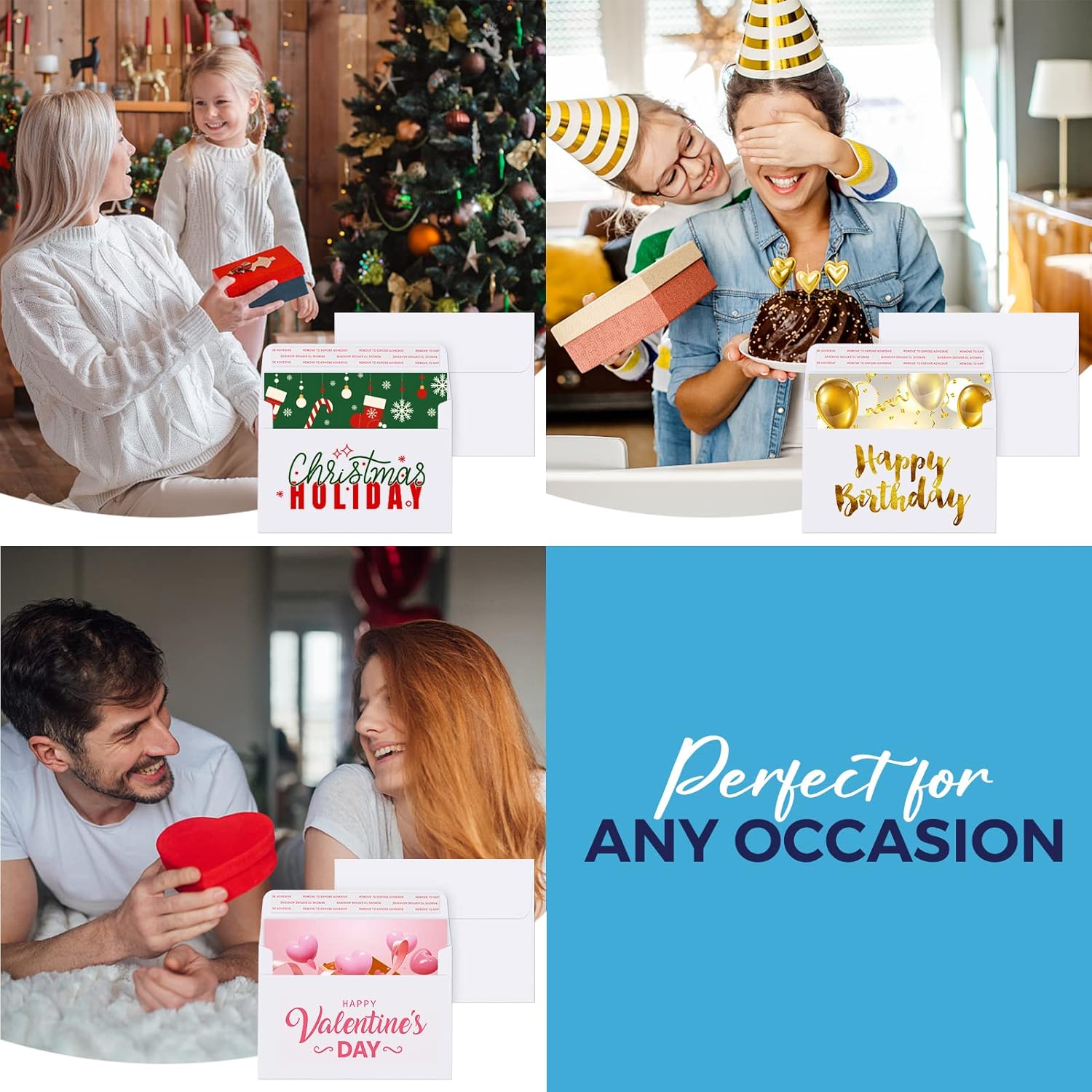 ACSTEP 500PACK 5 X 7 Envelopes, White A7 Envelopes Self Seal for Weddings, Invitations, Photos, Postcards, Greeting Cards Mailing,Baby Shower, Graduation