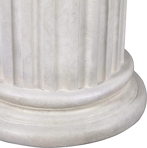 Vista 14 de Design Toscano NE60510 Apollo Belvedere Busto y pedestal romano zócalo, acabado de piedra sintética Imperio Romano