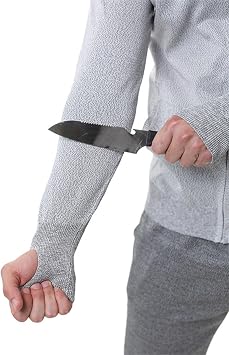 Level5 Knife-Proof Clothing,Safety Protective Cut Clothing,Anti Slash Stab Round Stab Proof,Long Sleeve Shirt,Stab Proof Vest for Police Security Staff Metal Manufacturing Knife Production 3XL