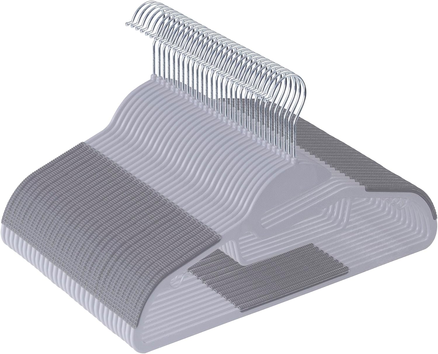 Hangers Plastic，Space Saving Hangers Heavy Duty Plastic Clothes Hangers 10/20 Pack - Non-Slip Design 0.24 Inches Thick,360° Swivel Hook Space Saving Organizer Coat Hanger for Bedroom Closet,Shirts,Pan