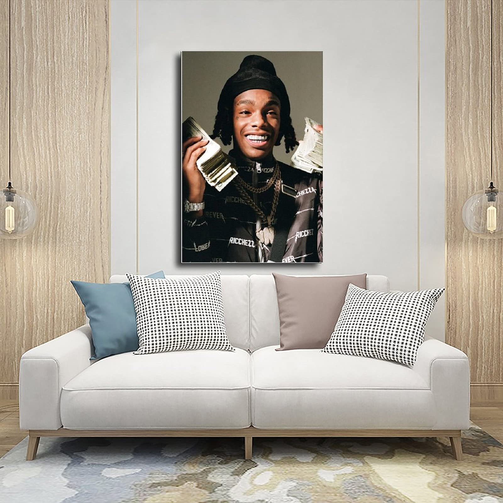 GXAFHJ Rapper Portrait Poster - 3er Set Leinwanddruck 20x30cm Für Wohnzimmer