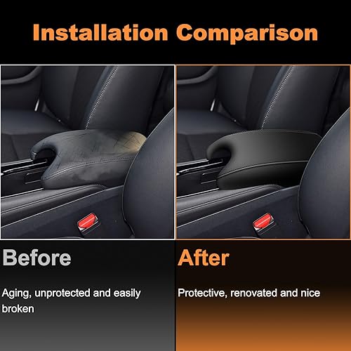 Miniatura 2 de Funda para reposabrazos para HRV, HR-V 2016-2020, fundas de consola central personalizadas de piel de imitación, protección decorativa para interior