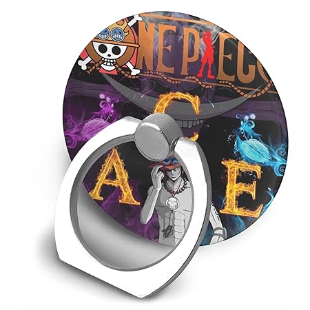 Amazon Onepiece ワンピース プリント スマホリング 麦わらの一味 Op 080 Wn Lc ホワイトナッツ ホールドリング