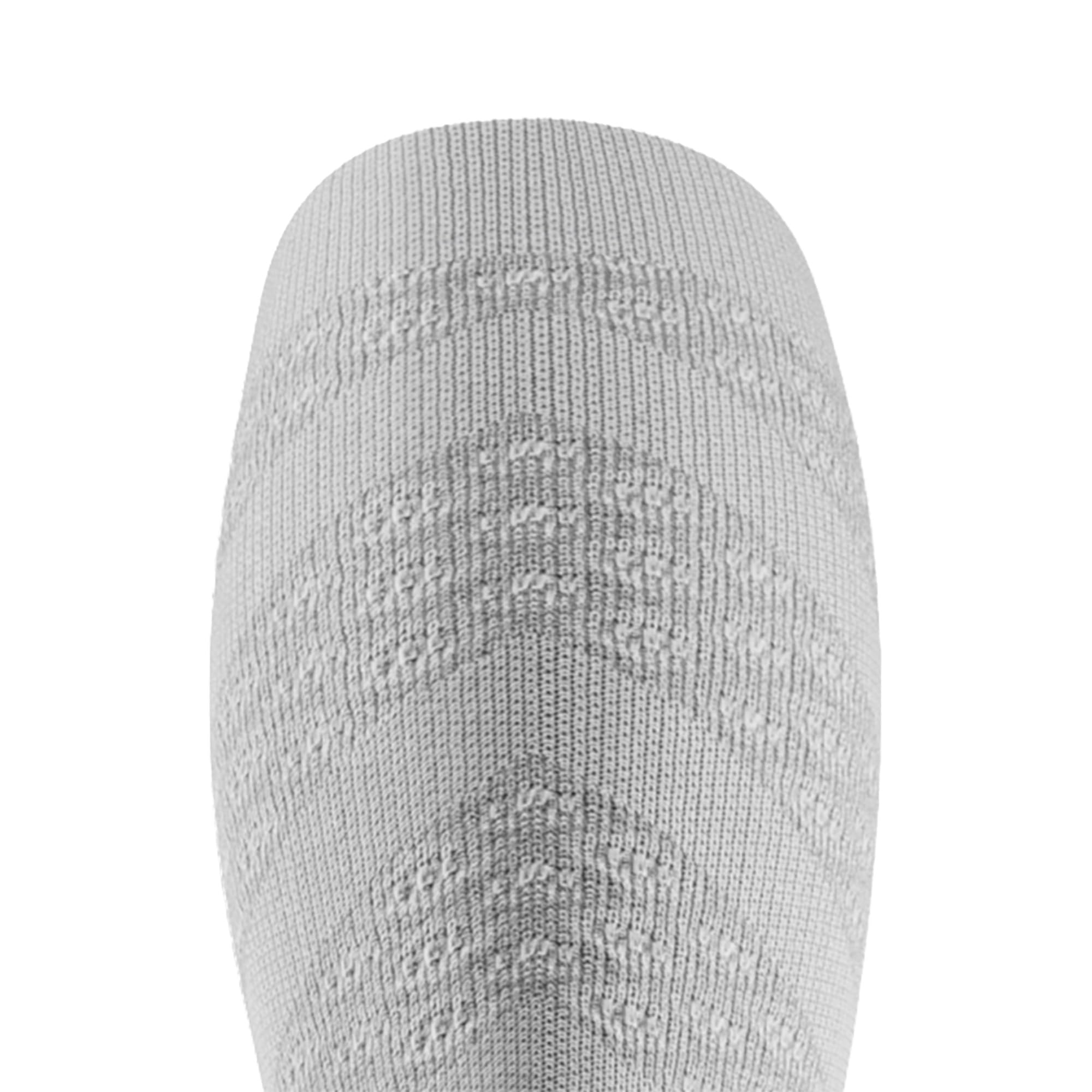 BAUERFEIND Calzini da corsa "Run Performance Compression Socks 2.0", 1 paio di calzini sportivi con compressione e pois 3D, calze da corsa, bianco/S, 39-42