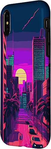 Miniatura 8 de Funda para iPhone 1212 Pro Japanese City Indie Aesthetic Glitch Art 80s 90s Vaporwave