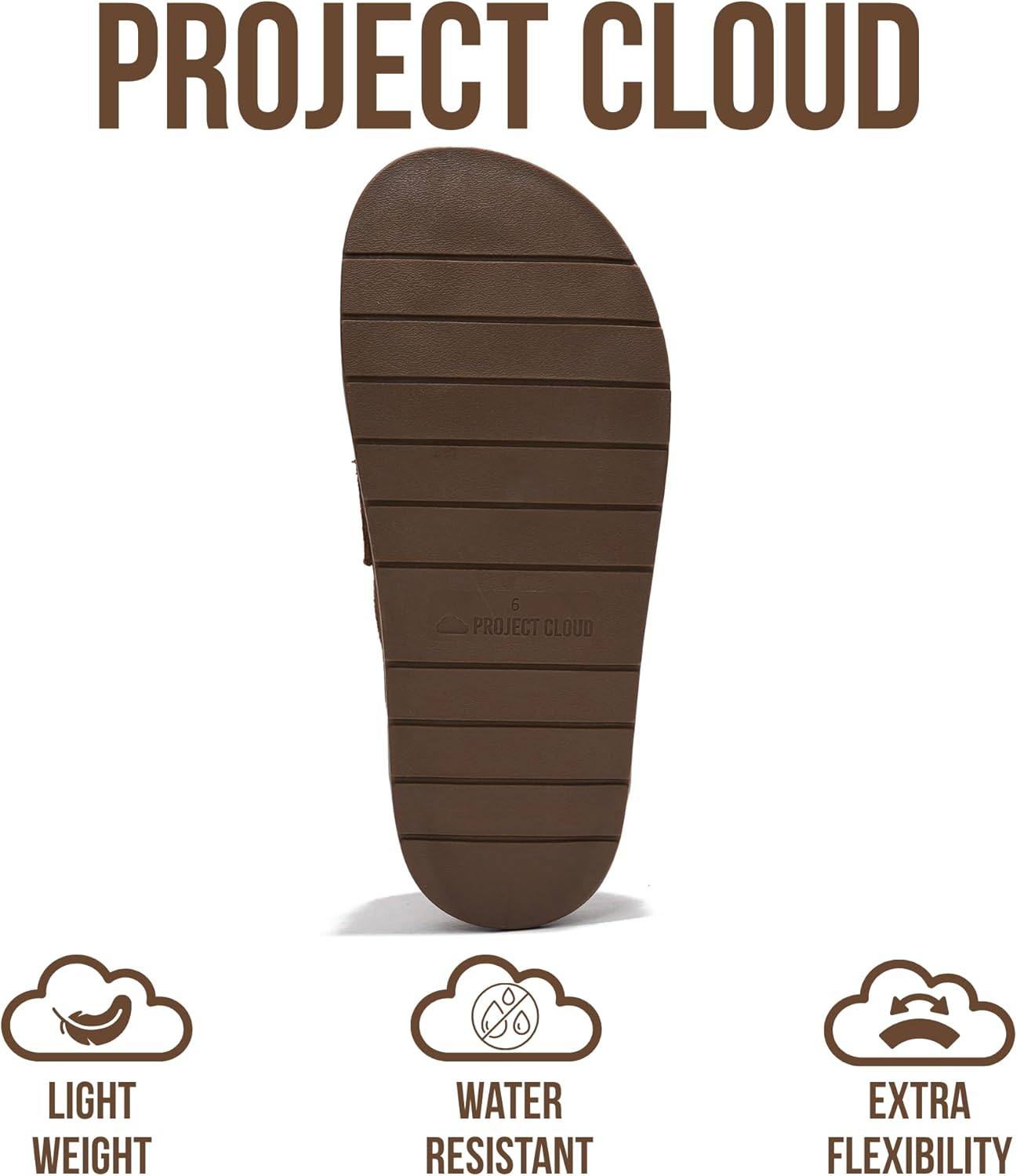 Project Cloud 100% Genuine Leather Womens Clogs - Plush & Soft Insole with Arch Support Non Slip Mules & Clogs for Women Footwear - Water Resistant Women Shoes (Foamy)