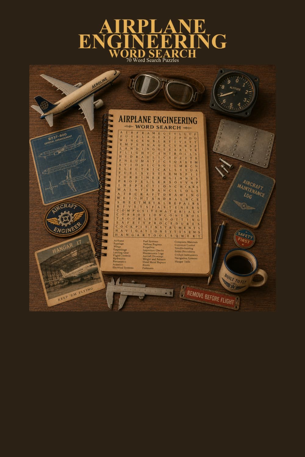 Airplane Engineering Word Search 70 Word Search Puzzles