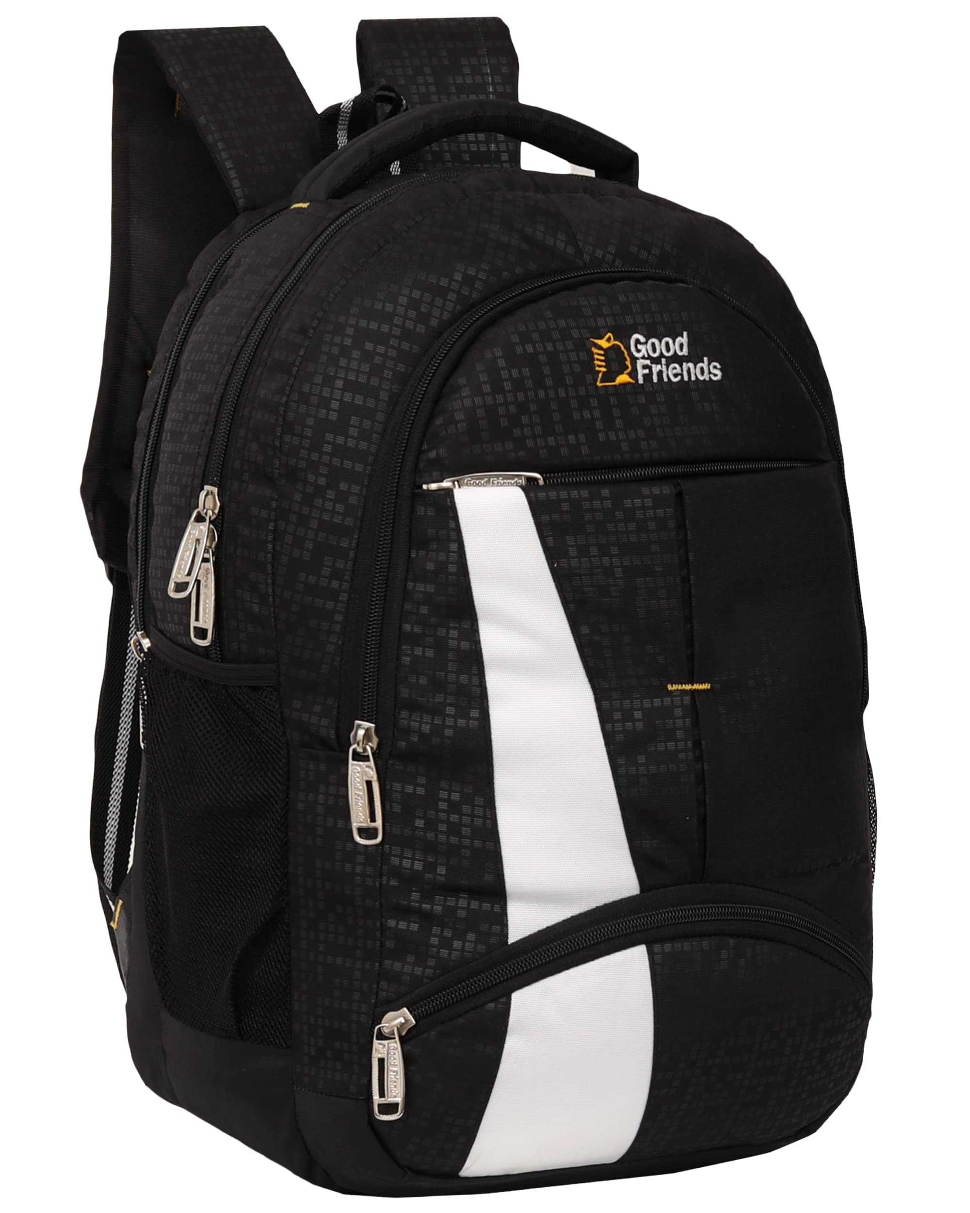 GOOD FRIENDS Large 40L Laptop Backpack Water Resistant College School Backpack for 15.6 inch Laptop Business Backpack (Black) (B0C5S6H4NZ) Amazon Price History, Amazon Price Tracker