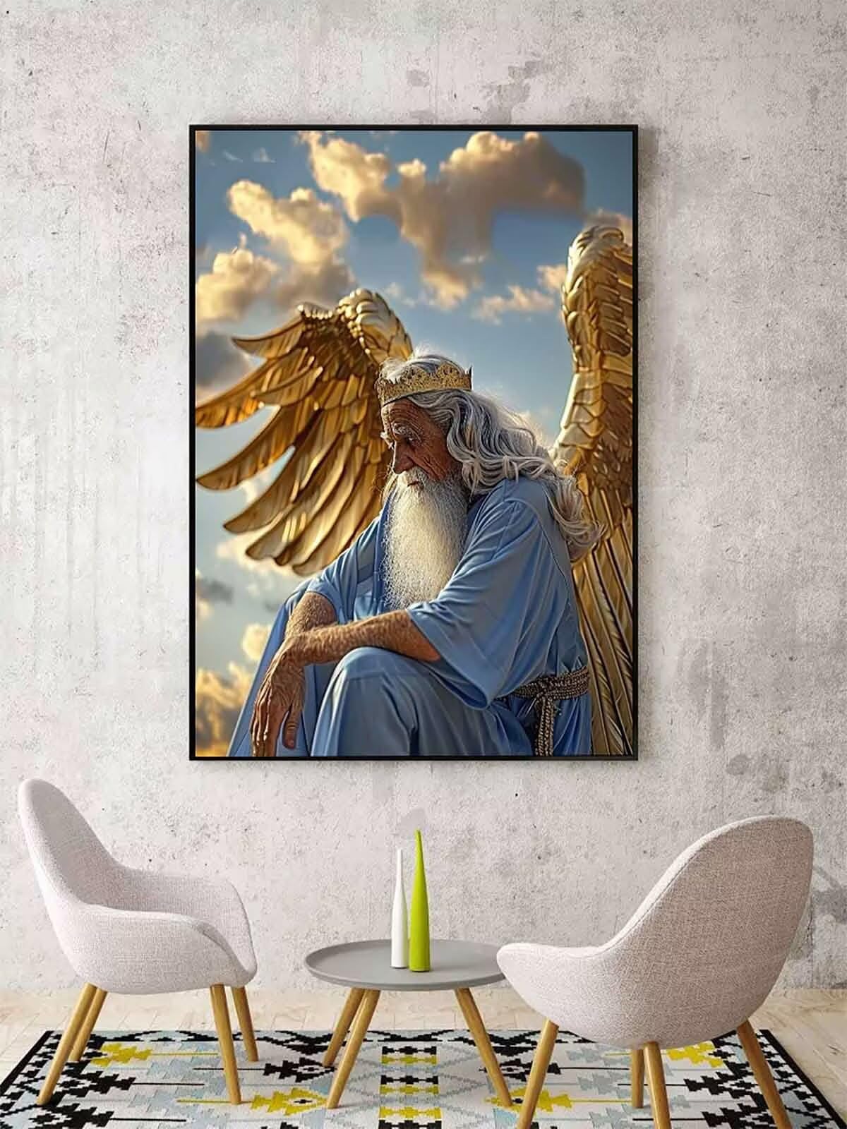 Malowanie według liczb, skrzydła żelowe, 90 x 120 cm, "zrób to sam", malowanie według liczb, dla dorosłych, kreatywny zestaw dla dorosłych, ręcznie malowane, zestaw do malowania olejnego na płótnie