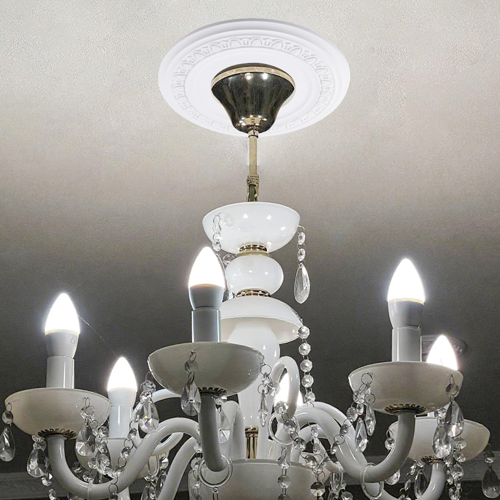 INCREWAY Ceiling Medallions - Enhance Your Lighting -5 INCREWAY Ceiling Medallions - Enhance Your Lighting -5