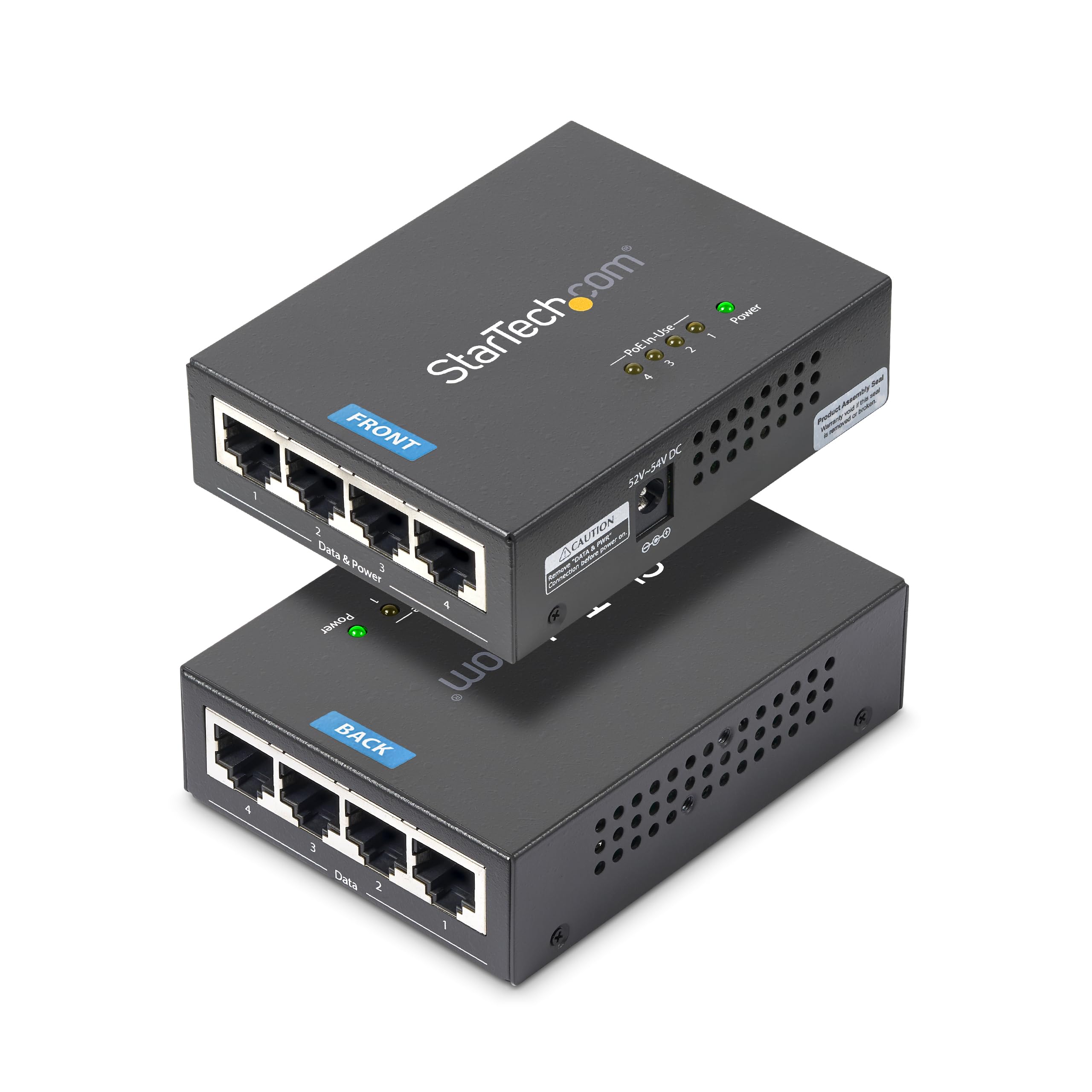 Startech.com 4-Port Gigabit Midspan - Poe+ Injector - 802.3At/Af