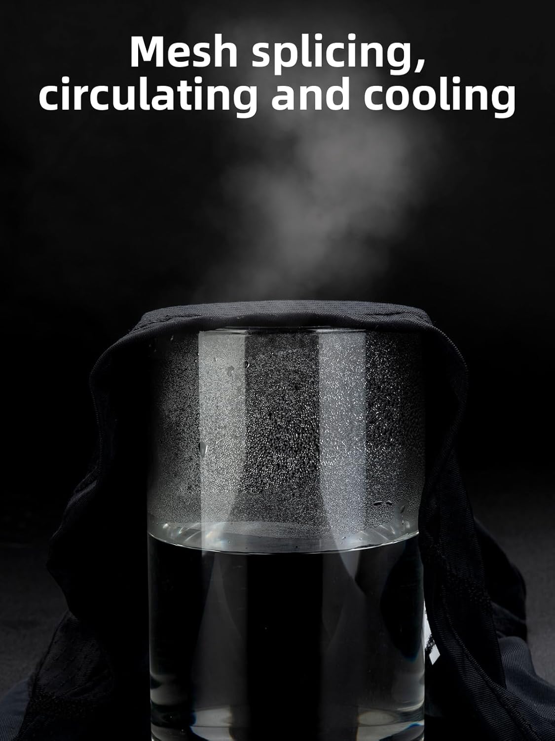 ROCKBROS Neck Gaiter Face Mask Scarf Bandanas Tube UV Protection UPF 50+ Headwear Balaclava Outdoor Sport for Men and Women Black - Image 5