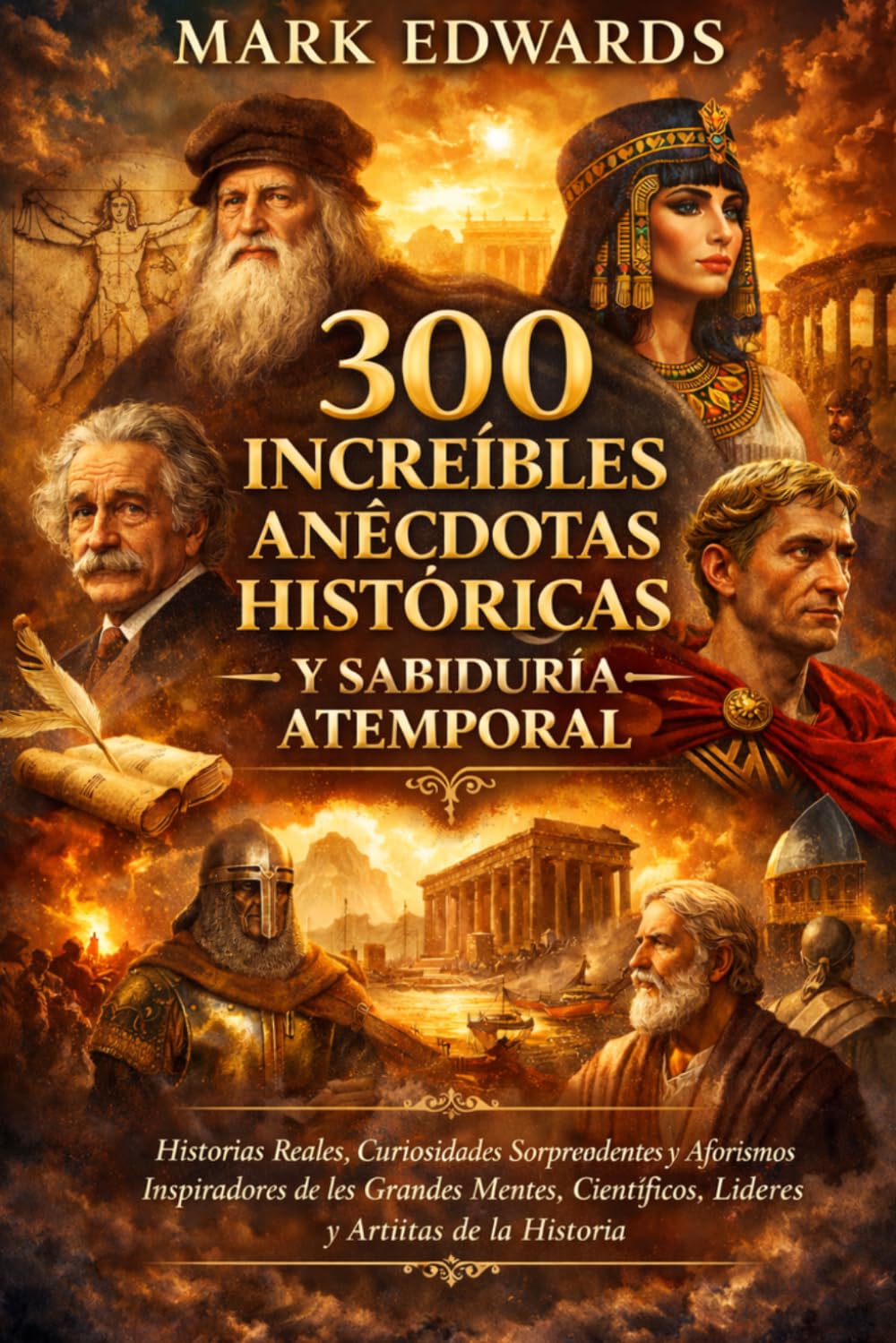 300 Increíbles Anécdotas Históricas y Sabiduría Atemporal: Historias Reales, Curiosidades Sorprendentes y Aforismos Inspiradores de las Grandes Mentes, Científicos, Líderes y Artistas de la Historia
