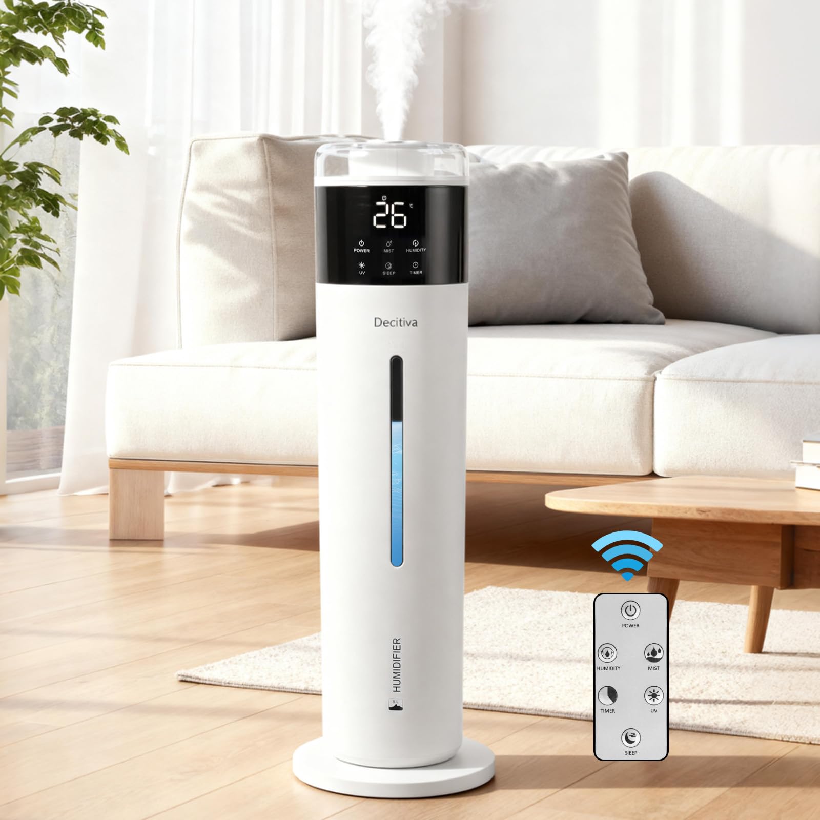 Amazon.com: Large Humidifier for Bedroom, 8L/2.1Gal Ultrasonic