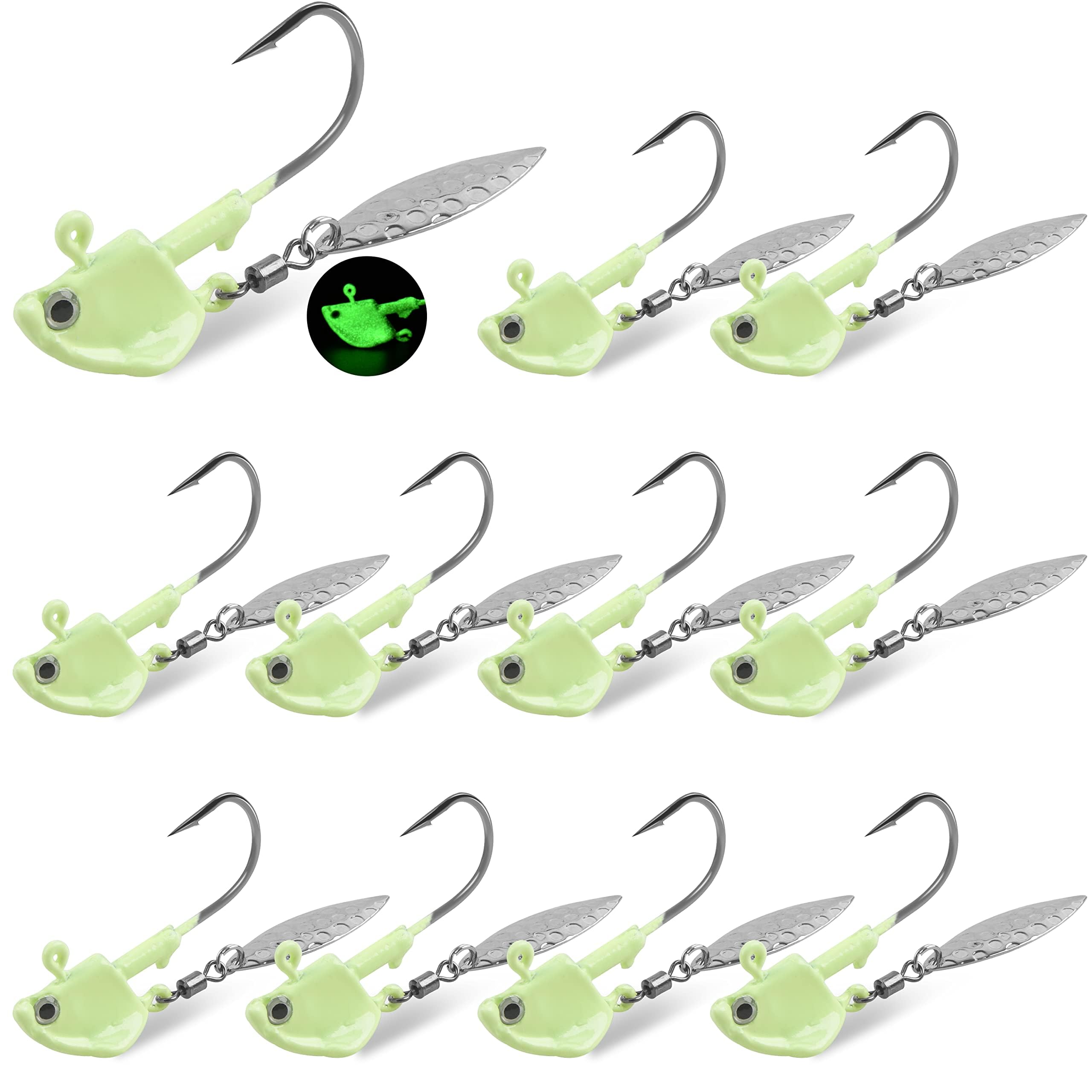 Tête de gabarit de pêche en mer pour appât souple avec oeil, 20 pièces/100 pièces, leurre Jig de 3.5g, appâts durs, matériel de pêche au ver souple  18