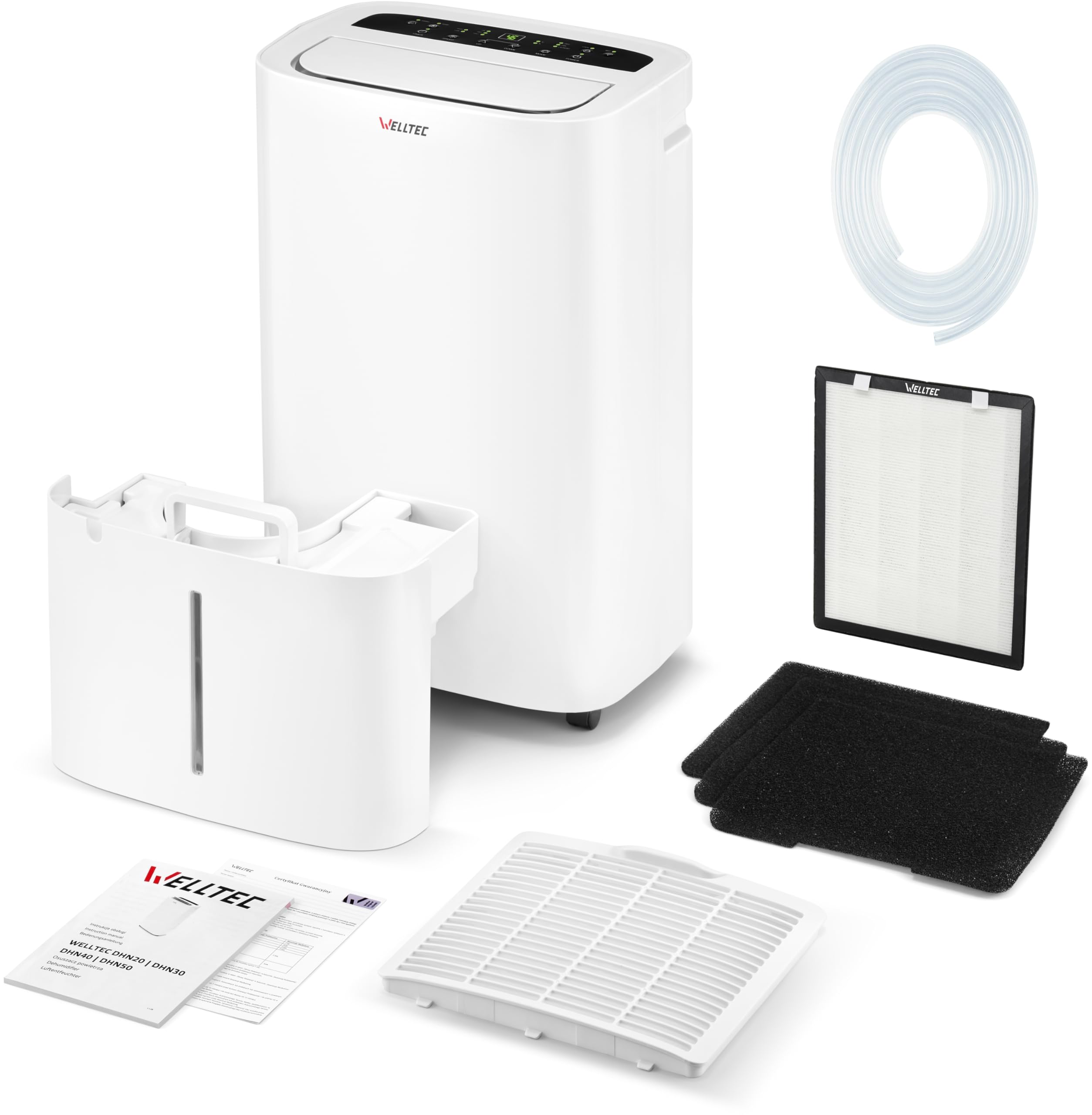 Osuszacz powietrza Welltec DHN50 z filtrem HEPA do oczyszczania powietrza