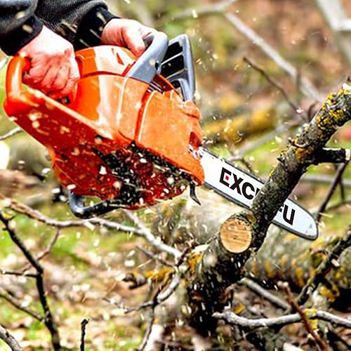 Miniatura 5 de EXCELFU Paquete de 3 cadenas de motosierra de 14 pulgadas 38 LP .043 pulgadas, 50 eslabones de transmisión para Stihl