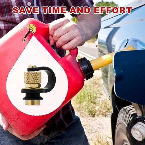 Miniatura 6 de Magicfour - Tapas de ventilación para bidones de gasolina de combustible, 3 unidades de tapas de ventilación para tanque de gasolina de repuesto