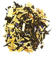 Vista 3 de Nelson's Tea - Té Earl Grey Hoja suelta - Té negro de frambuesa Earl Grey con frambuesas secas - Hoja suelta Earl Grey con pétalos de aciano