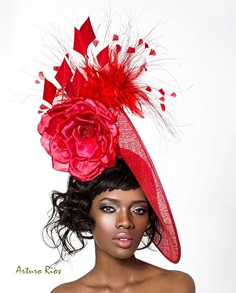 Red Derby Fascinator,