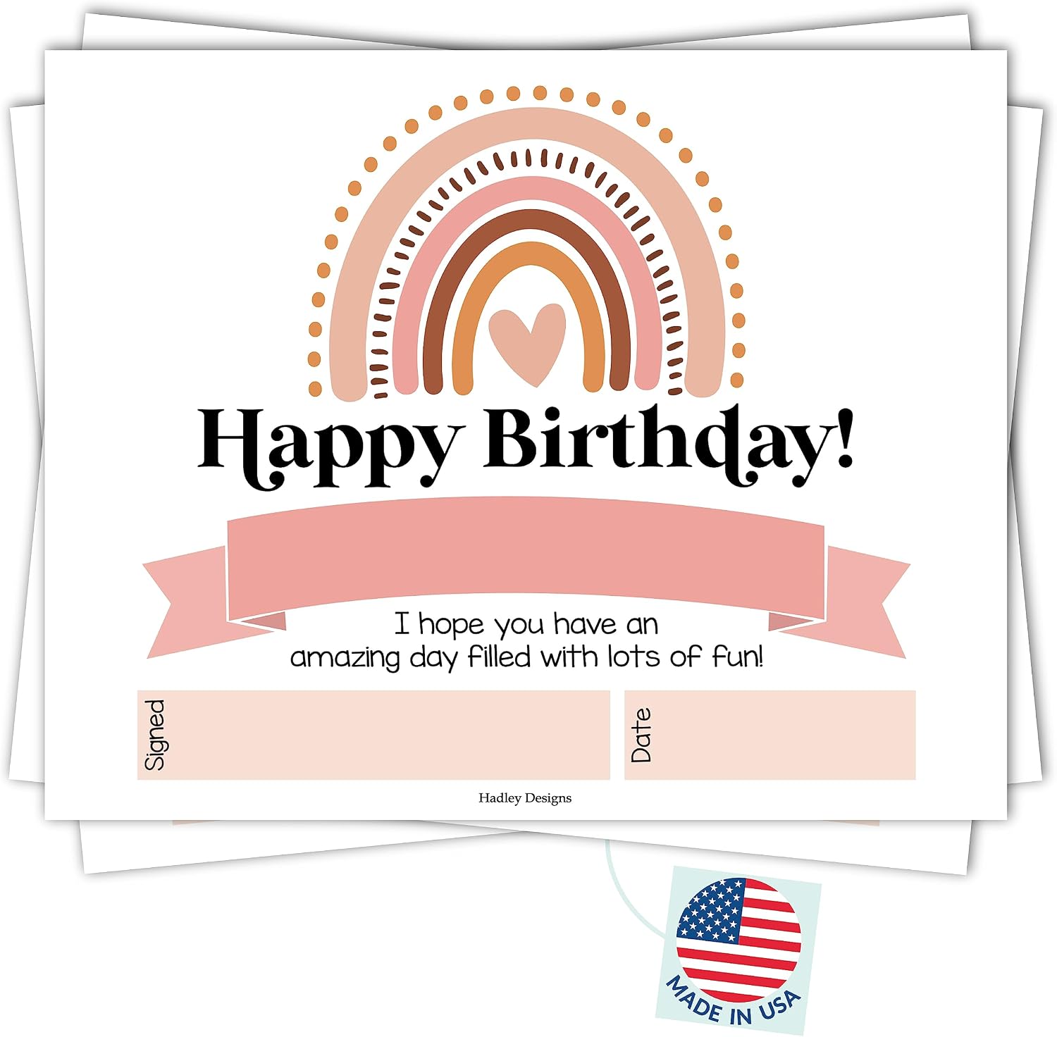 Happy Birthday Certificates for Students -25pcs Classroom Birthday for Kids