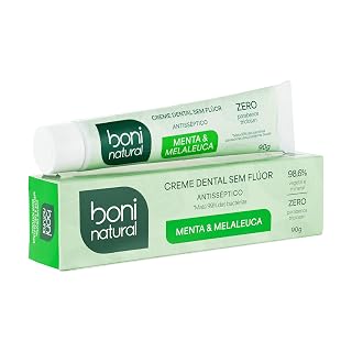 Boni Natural Menta e Melaleuca Sem Flúor 90g